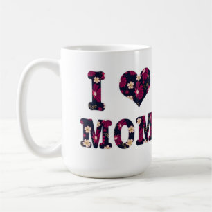 Mug Floral I Love Maman