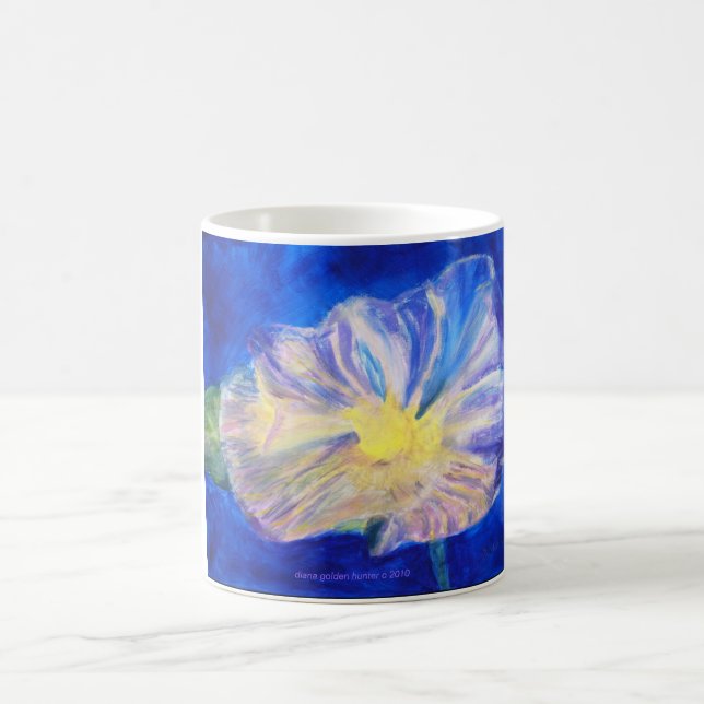 Mug floral intense blue, diana golden hunter c 2010 (Centre)
