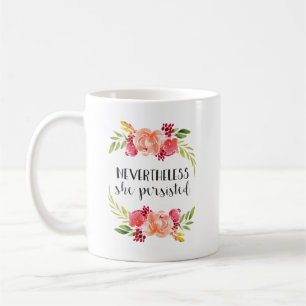 Mug Floral néanmoins elle a persisté