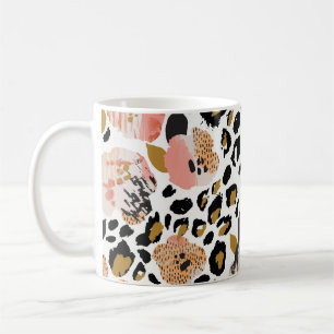 Mug Floral, poster de animal, motif sans soudure.