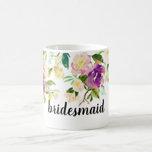 Mug Floral rose de Bourgogne