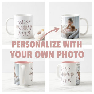 Mug Floral rose Meilleure maman jamais