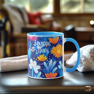Mug Floral Wellness personnalisé pour la promotion