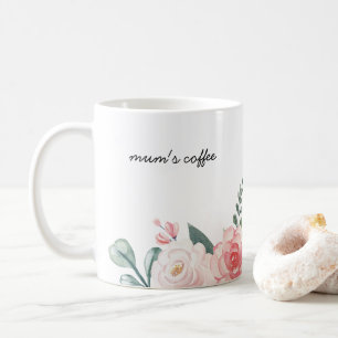Mug florale botanique personnalisée pour le café d