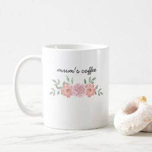 Mug florale botanique personnalisée pour le café d