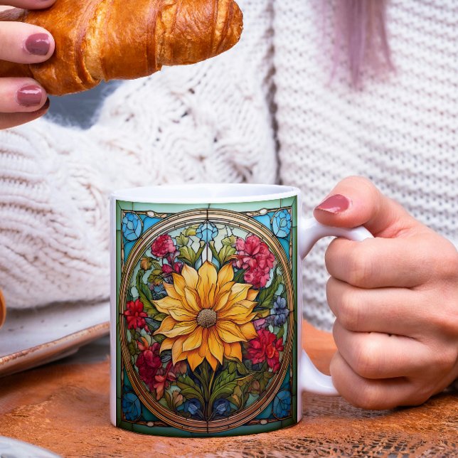 Mug Flore rayonnante (Créateur téléchargé)