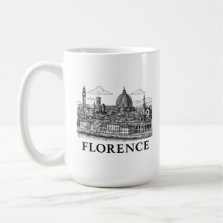 Mug Florence Cityscape - Duomo Cathedral Line Art