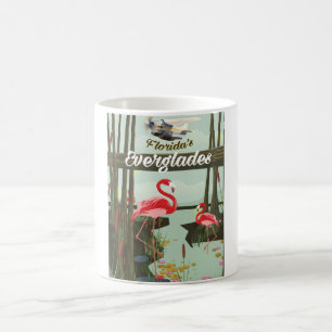 Mug Floride Everglades dessin animé poster de voyage