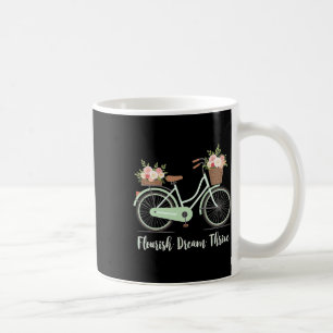 Mug Flourish Dream Thrive Floral Bike Subtle 8647 Trum