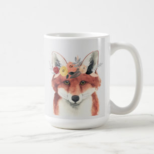 Mug Flower Crown Forester Fox