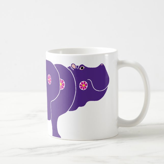 Mug flower hippo (Droite)