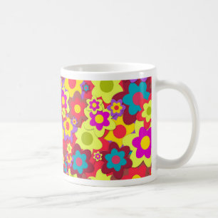 Mug Flower Power 60s hippy