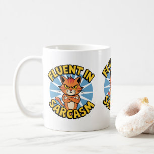 Mug Fluent Dans Le Sarcasme Amusants Amoureux de les c
