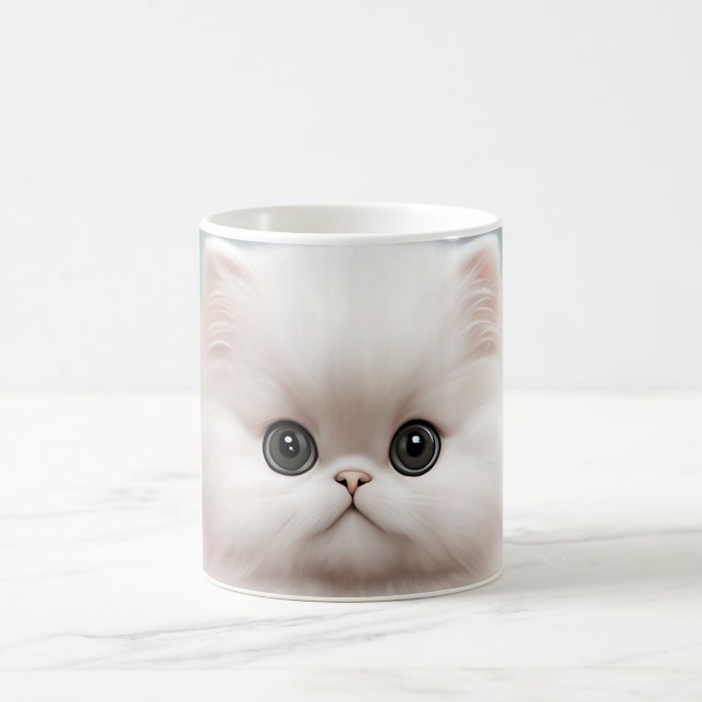 Mug Fluffy Persian Nursery Cat Art (Centre)