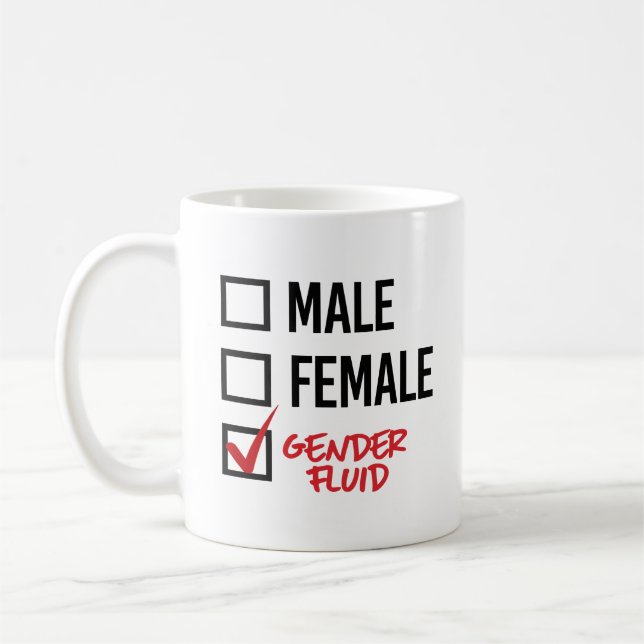 Mug Fluide de genre - ne vous inquiétez pas de mon (Gauche)
