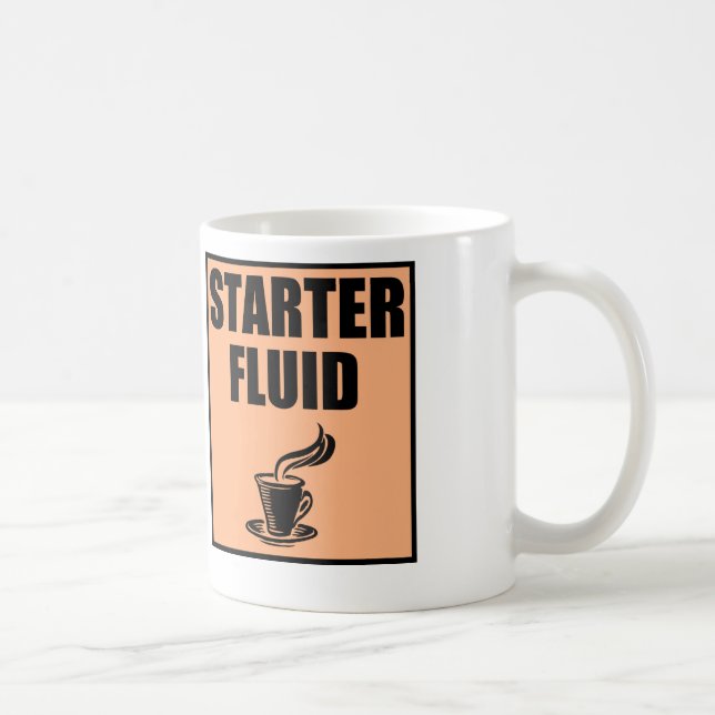 Mug Fluide drôle de démarreur de café (Droite)