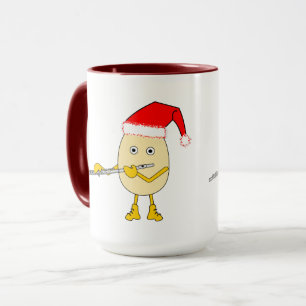 Mug Flute de Santa Hat Egghead