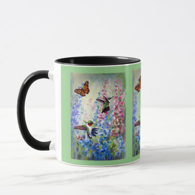Mug Flutterbyds et Hummers & Été (Gauche)