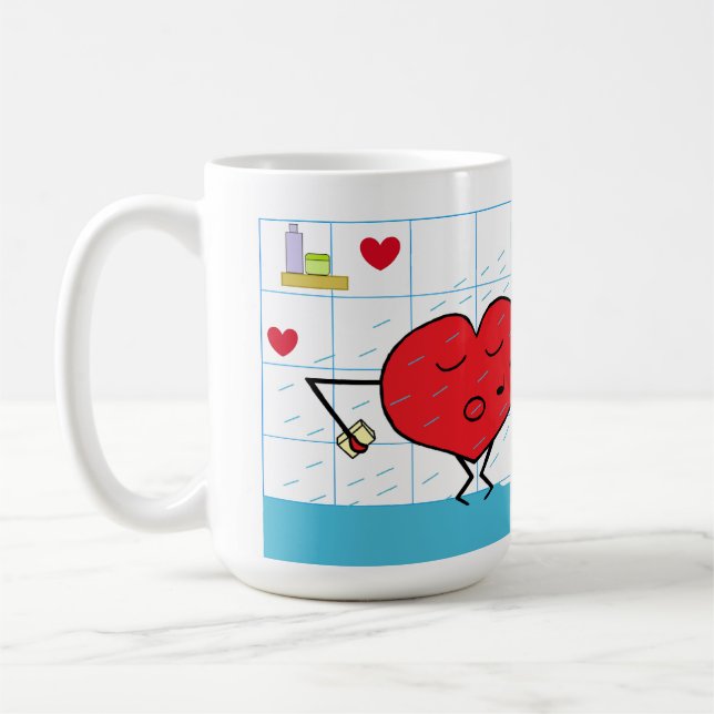 Mug Flux d'amour de douche (Gauche)