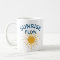 Flux de lever de soleil Graphique rétro Vinyasa Yo