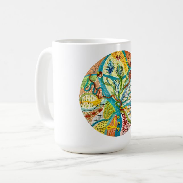 Mug Flux de printemps grande Musique (Devant gauche)