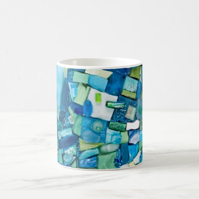 Mug Flux de vie Mosaïque de médias mixtes (Centre)