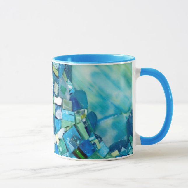 Mug Flux de vie Mosaïque de médias mixtes (Droite)