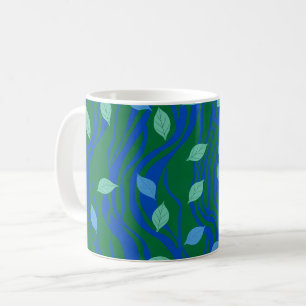 Mug Flux Élémentaire Émeraude Vert Bleu Cobalt avec Fe