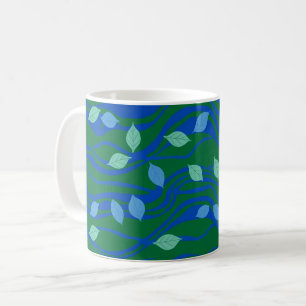 Mug Flux Élémentaire Émeraude Vert Bleu Cobalt avec Fe