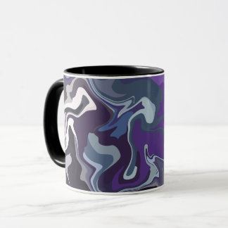 Mug Flux tourbillonnant abstrait de couleurs