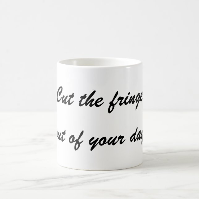 Mug Focus - découpez la marge de votre journée  (Centre)