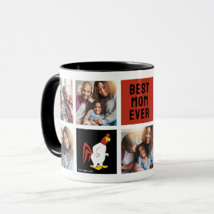 Mug Foghorn Leghorn Meilleur Collage Photo De Maman