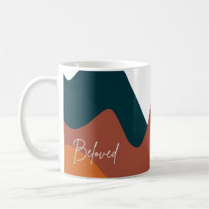Mug Foi chrétienne Abstraite Burnt Orange
