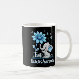 Mug Foi drôle Foi Eléphant Tournesol Ribbon Diabe