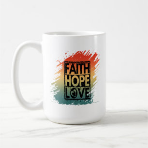 MUG FOI ESPOIR AMOUR VERSE INSPIRANT MOTIVATIONNEL