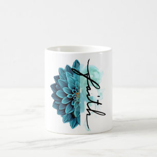 Mug Foi Florale Bleue