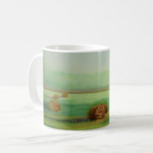 Mug Foin léger du matin doux en champ