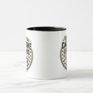 Mug Fonctionne à la caféine et au chaos cafetière vint