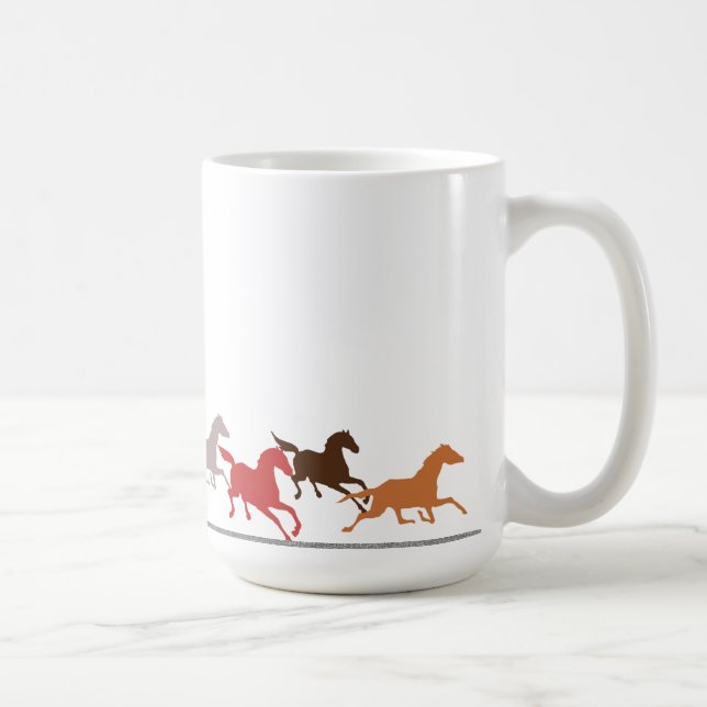 Mug Fonctionnement de chevaux sauvages (Droite)