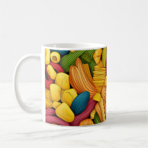 Mug Fond d'art de pâtes