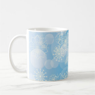 Mug Fond de flocon de neige