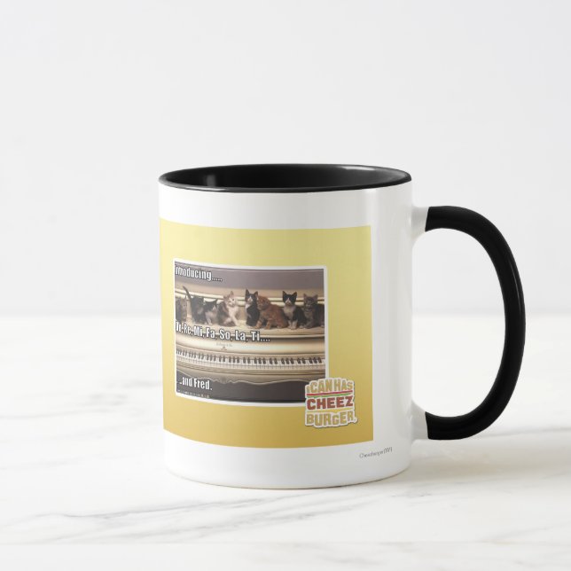 Mug Font, le Re, MI, fa, ainsi, La, Ti, Fred (Droite)
