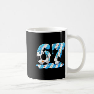 Mug Football 67 Drapeau Argentine Six Sept Drôle Gen A