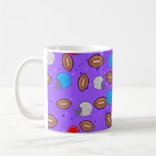 Mug Football américain - Casque et balle Motif sans co