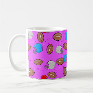 Mug Football américain - Casque et balle Motif sans co