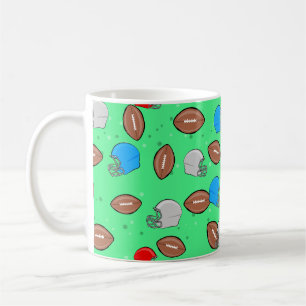 Mug Football américain - Casque et balle Motif sans co