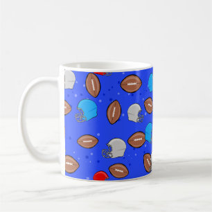 Mug Football américain - Casque et balle Motif sans co