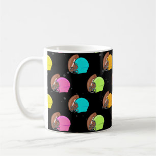 Mug Football Américain - Casques et ballon colorés