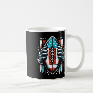 Mug Football américain - Graphique de football patriot