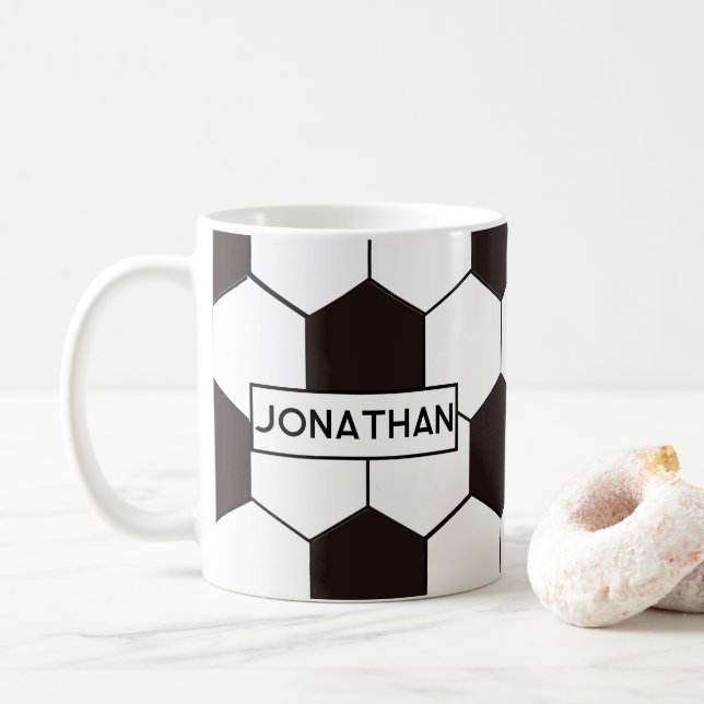 Mug Football Enfants Football motif Football  (Avec donut)